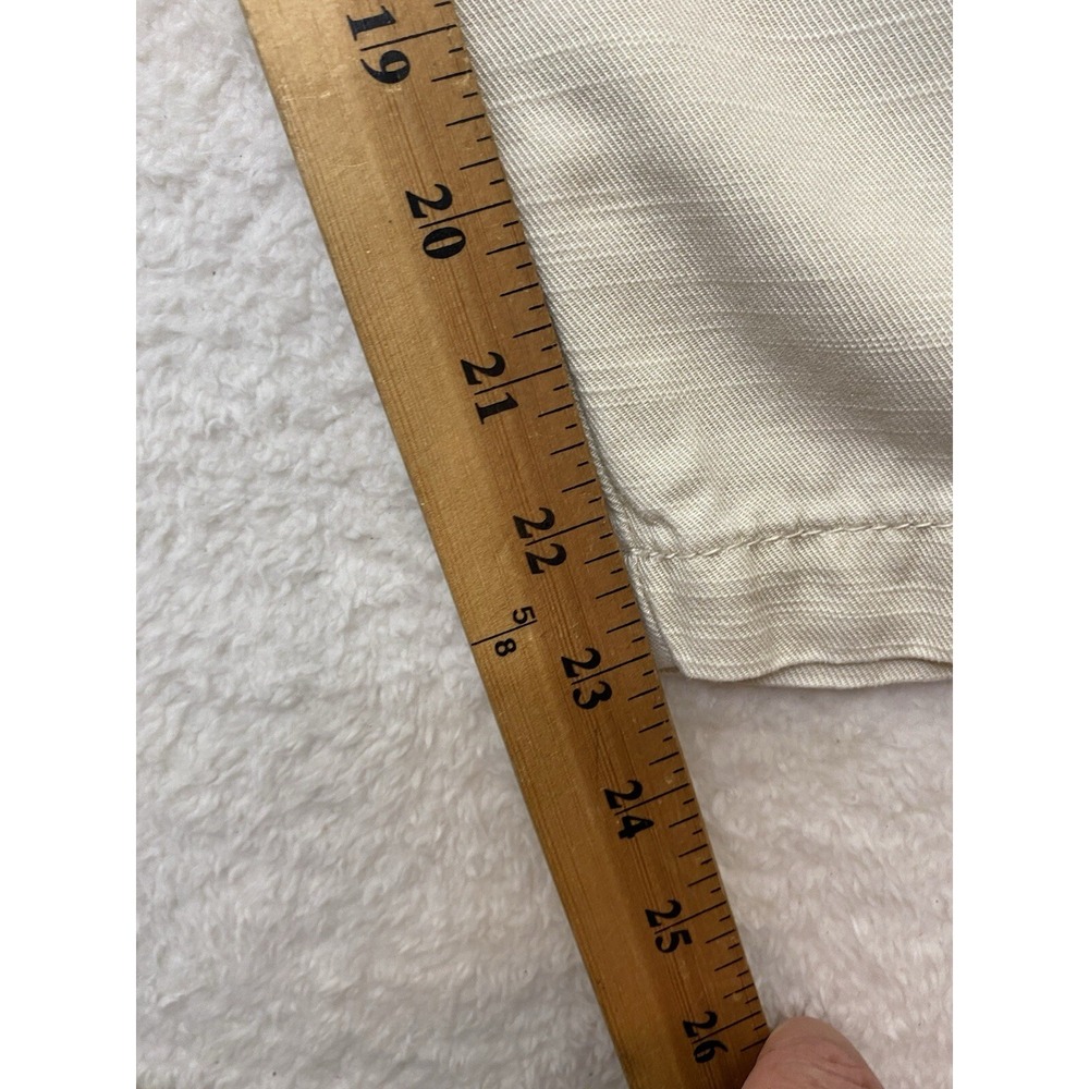 Wonderly Women's Petite Large Beige High Rise Cargo Pants Tapered Leg - Picture 3 of 11